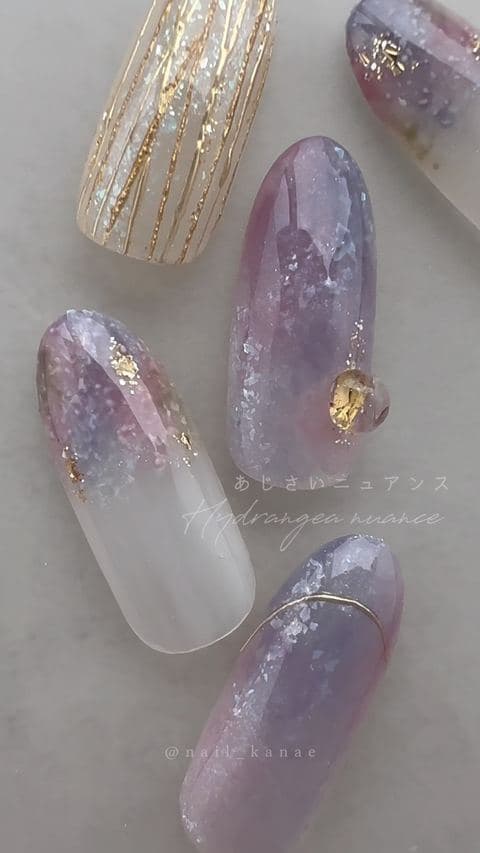 あじさいニュアンス — 季節を先取りする、絶妙なあじさいカラー（Instagramリールのサムネイル）